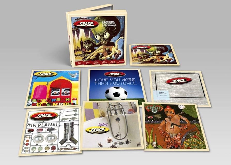 Space Anthology box set showcasing five studio albums and a bonus CD
